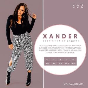 Jogger pants with side slit